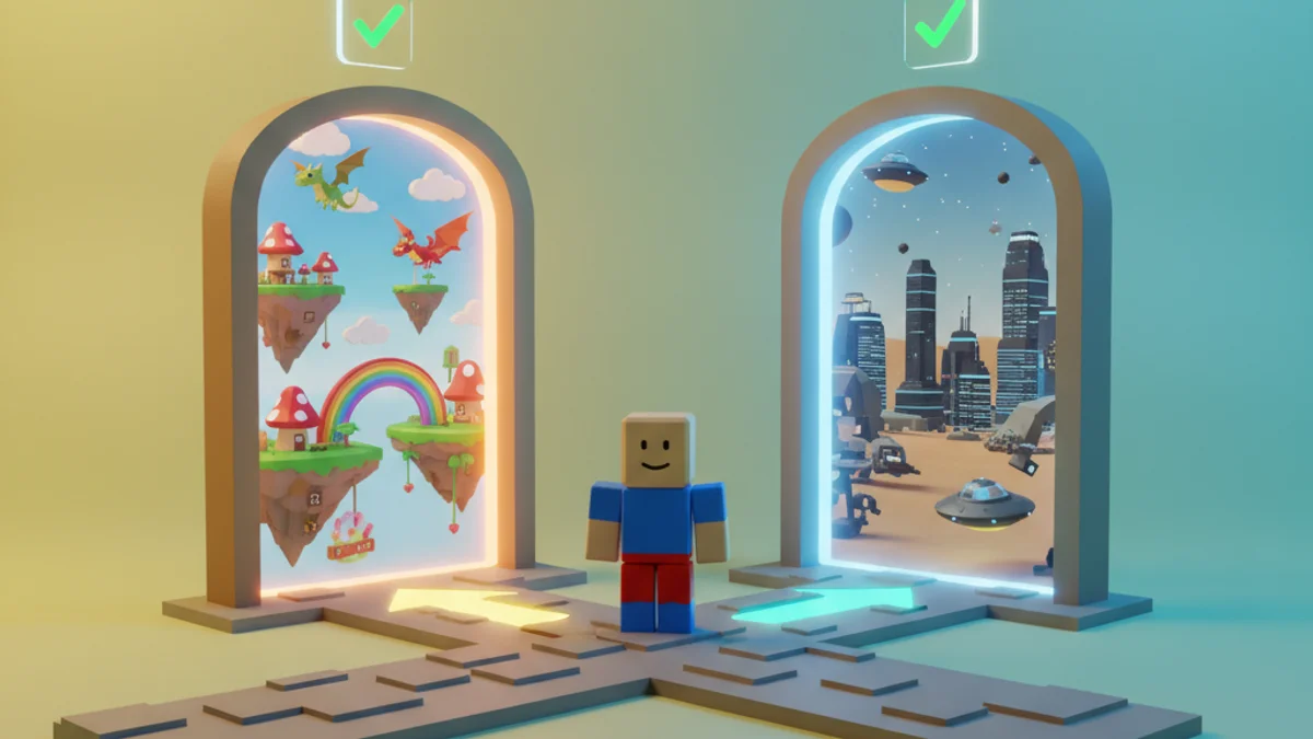 AI-generated Roblox game exported into a Studio workflow