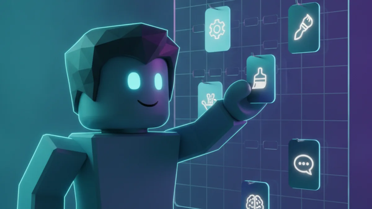 Roblox Studio helper plugins generating scripts and models