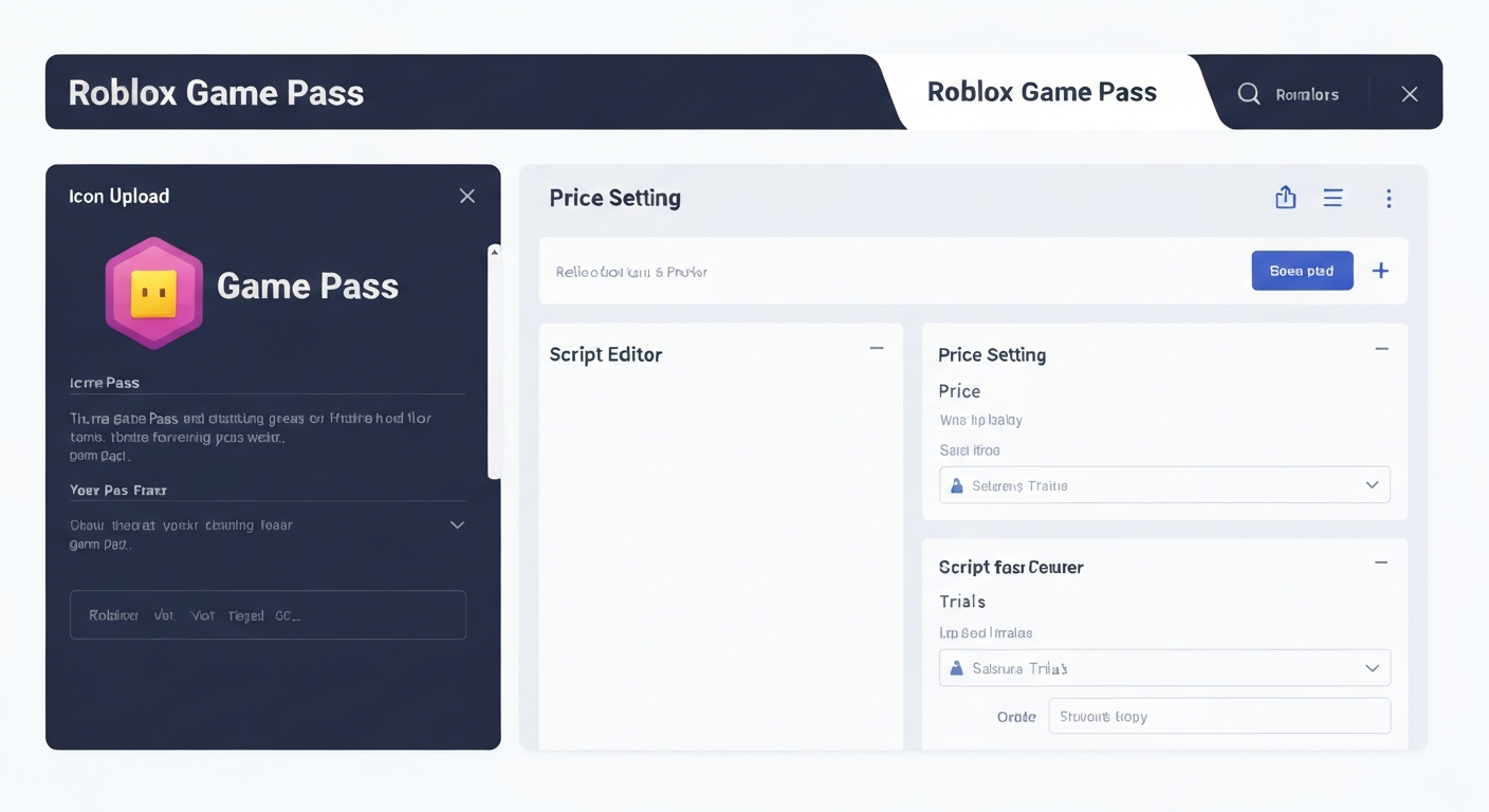 Roblox game pass examples — VIP, speed boost, skip stage