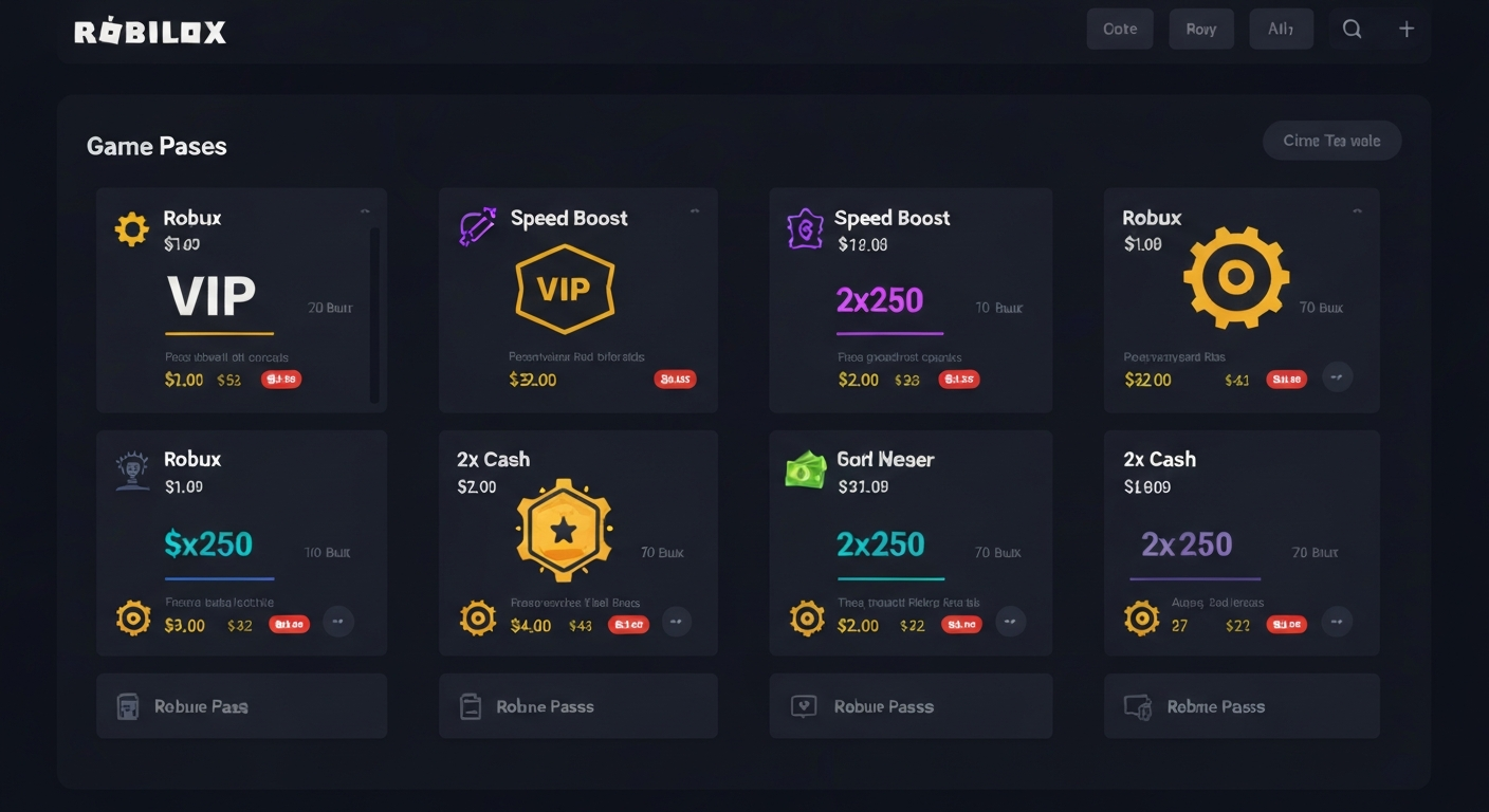 Roblox monetization methods — game passes, developer products, premium payouts