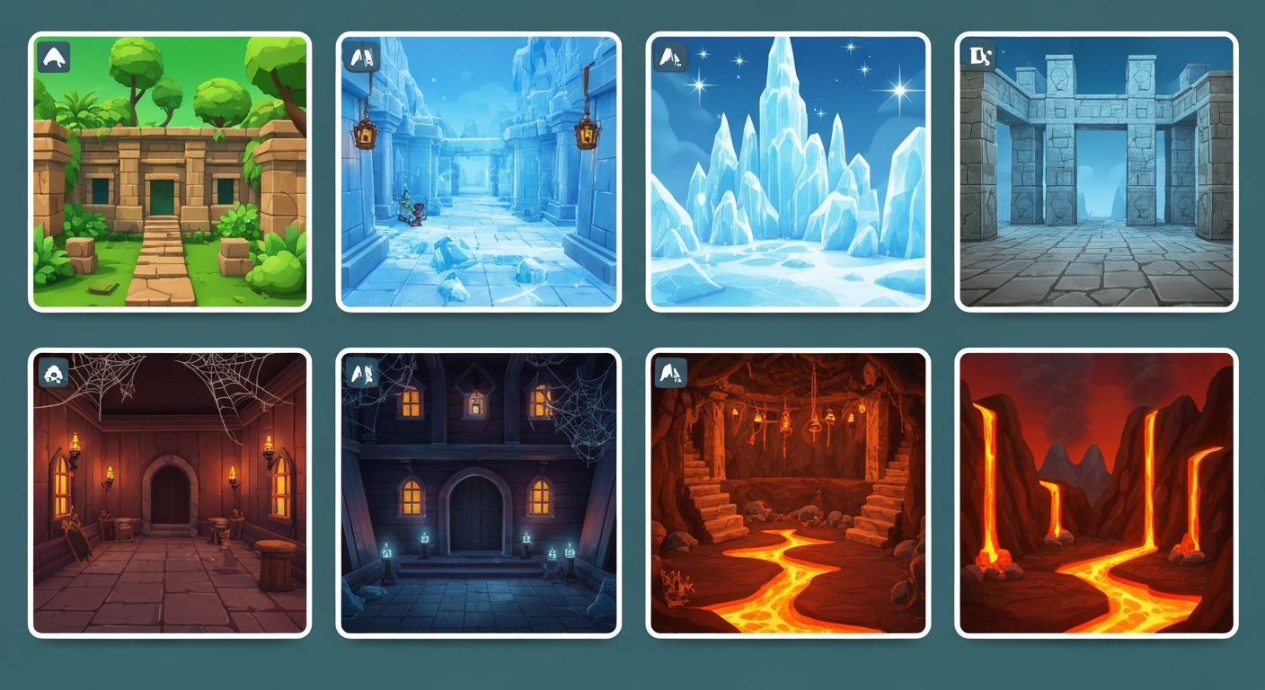Roblox obby theme ideas — lava, space, candy, jungle