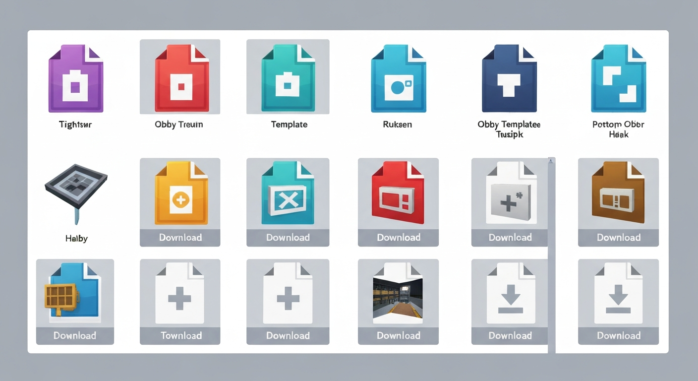 Roblox Studio editing an uncopylocked obby template